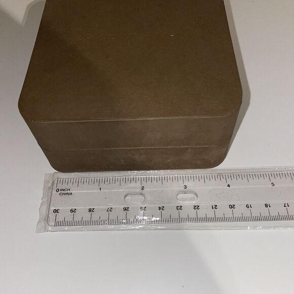 David Yurman Empty Brown Jewelry Box Size 4.5” X 4.5” X 2” Mint - Picture 7 of 8